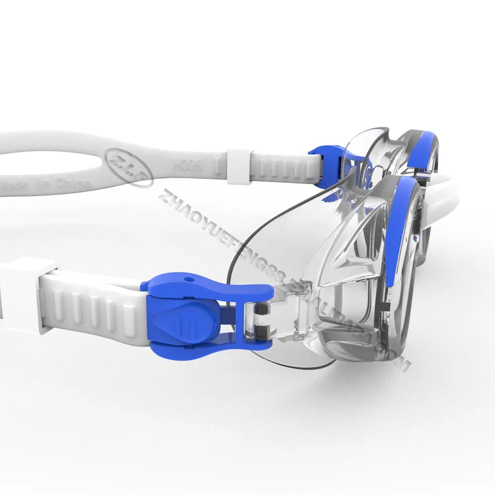 ZLF New Style Waterproof Swimming Goggles Adjustable Nose Bridge Colorful  Anti Fog Swimming Glasses 7100