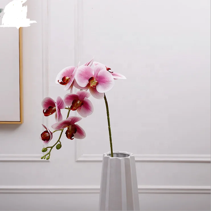 artificial flower Artificial Phalaenopsis Cattleya Orchid flower For Sale wedding  home decoration