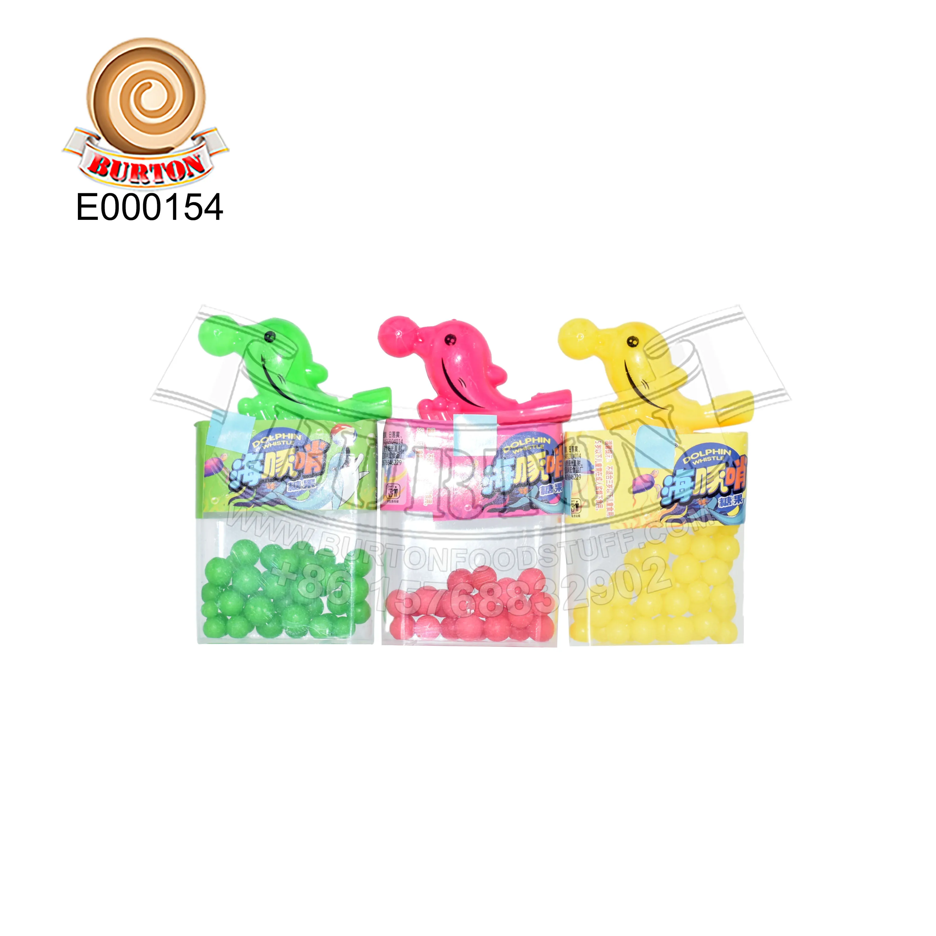 Новый продукт забавный Дельфин в форме свистка мяч конфеты игрушка для детей