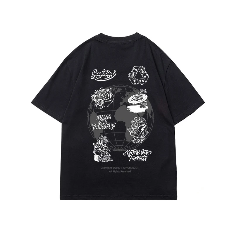 Big men Custom loose fit graphic 100% cotton loose fit sublimation print t-shirt pakistan