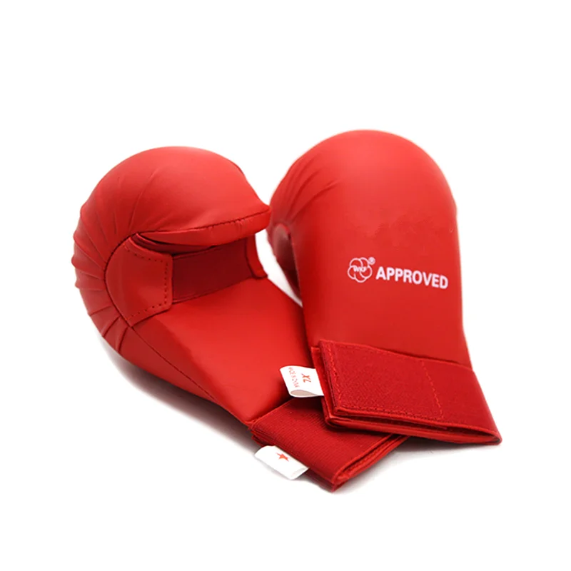 Thicken synthetic leather martial arts WKF karate gloves karate mitts karate equipment