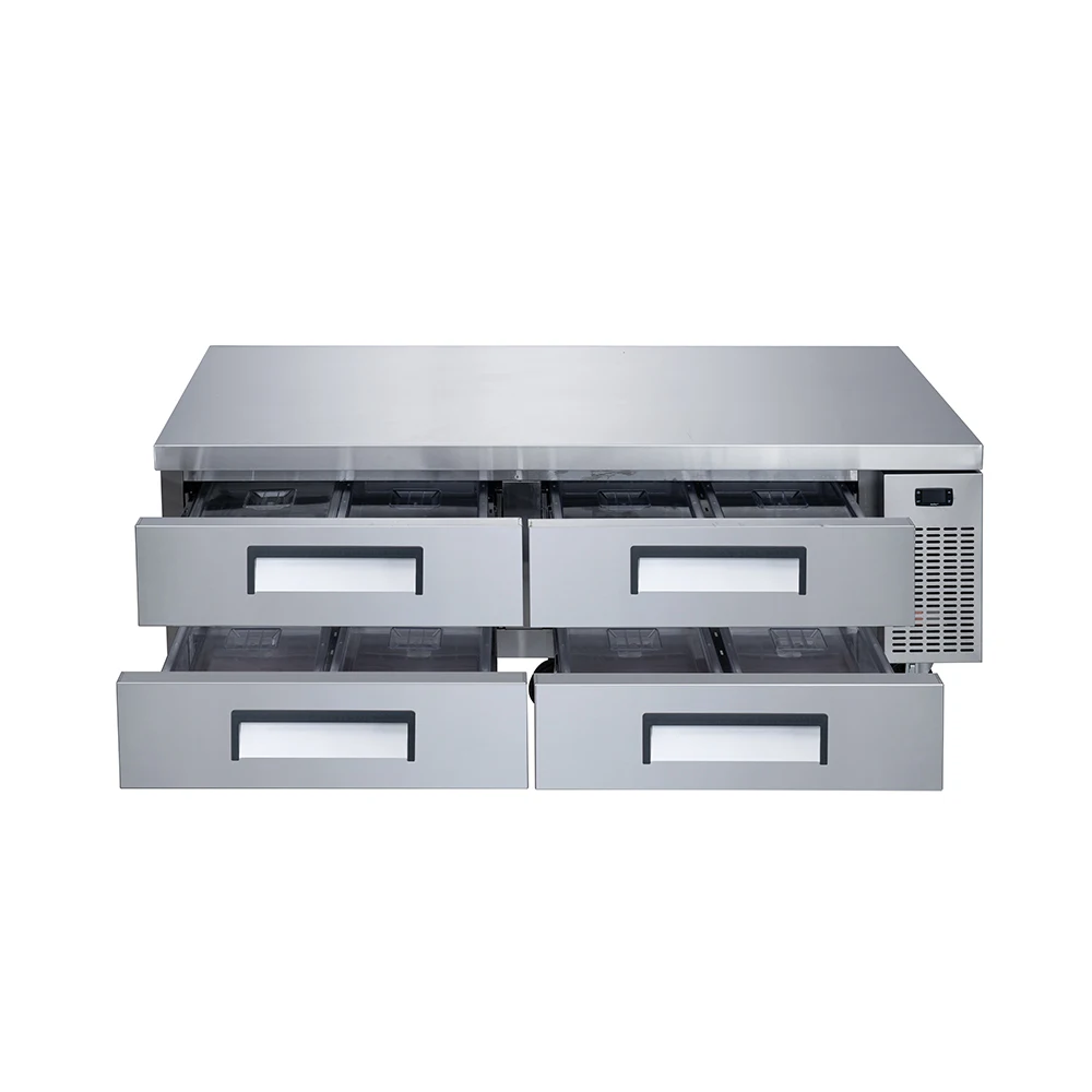 Factory Price Freezer Refrigerator Workbench Chef Base Refrigerator Drawer