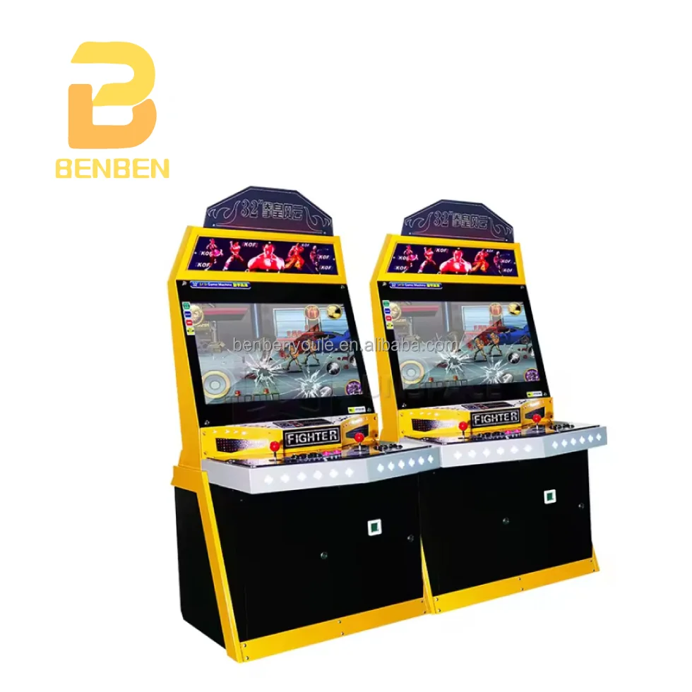 High Quality 32 LCD Arcade Games Street Fight Arcade Gaming Retro Fighting Arcade Games Machines For Sale