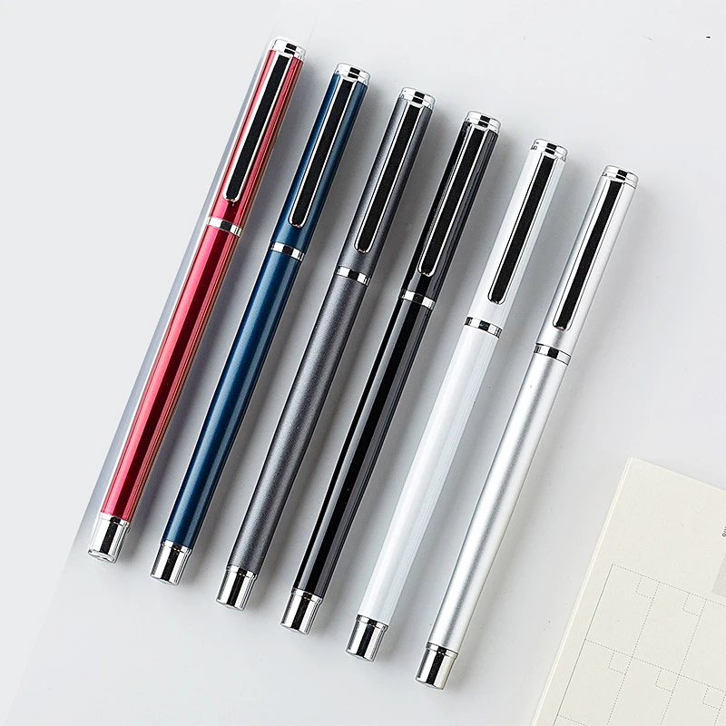 Шариковая ручка в деловом стиле Мужская офисная подарочная металлическая шариковая ручка с индивидуальным логотипом