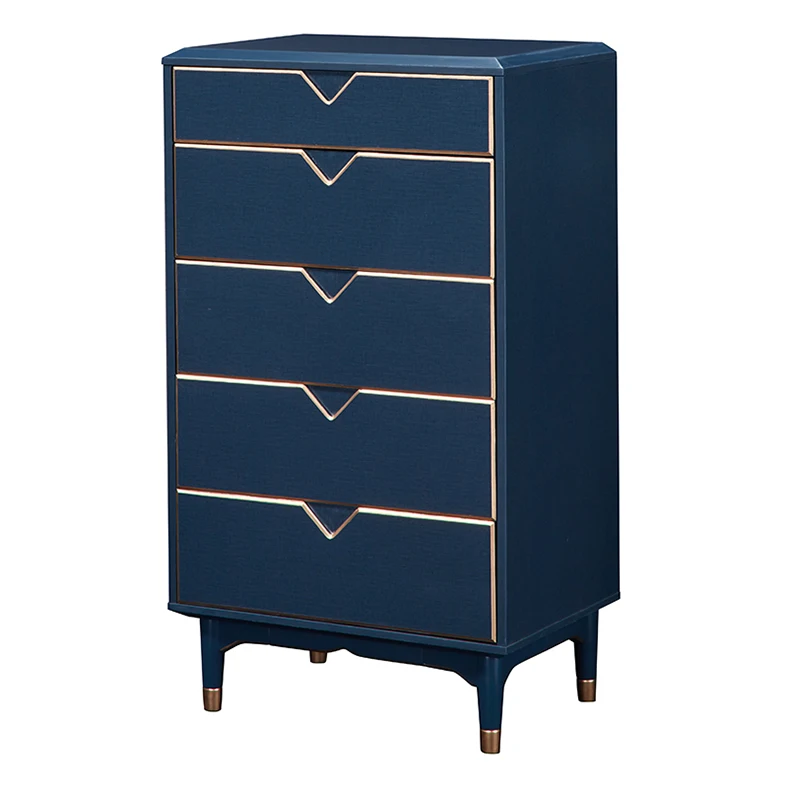 
2021 Wooden Home Living Room Furniture Set Side Cabinet 5 Chest Kitchen Side 4 Drawers Cabinet for Home Office 