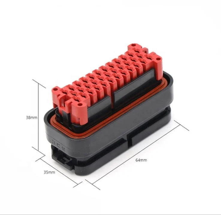 35 pins female tyco amp seal ECU automotive connectors manufacturer 776164-1