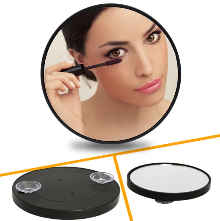 Makeup Mirror Magnifies Cosmetic suction cup mirror 10x 5x 12x 15x macro mirror