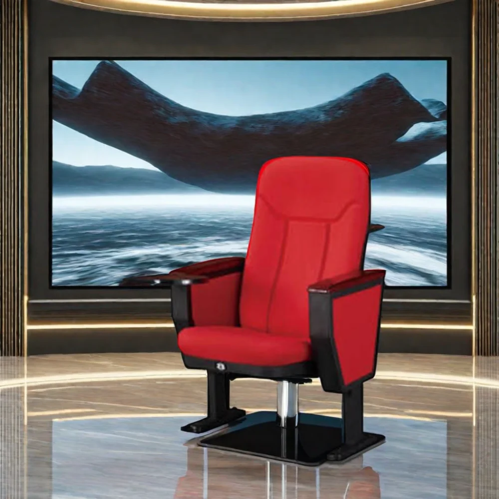 Plastic Auditorium Theater Furniture Comfortable Chair Design