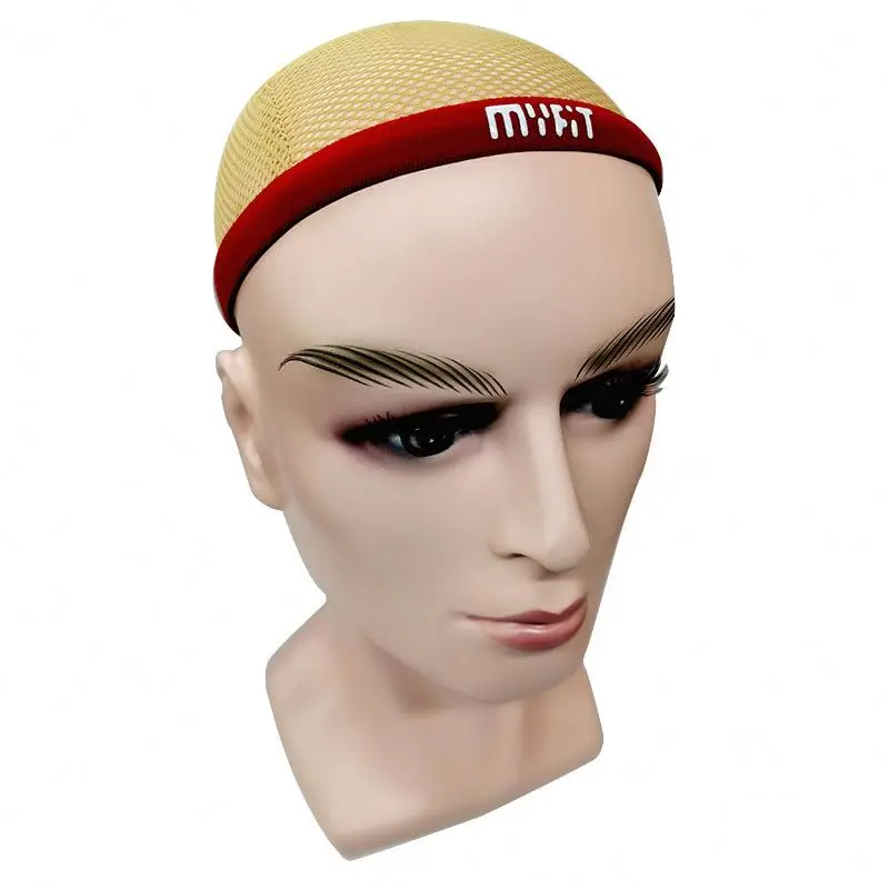 Wholesale Custom Fitness Cycling Running Sport Gym Sweatband Headband Elastic Silicone With Jacquard Printed Logo Accessories