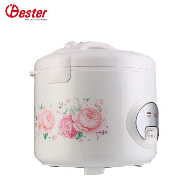 1.5L 1.8L deluxe rice cooker with flower tinplate