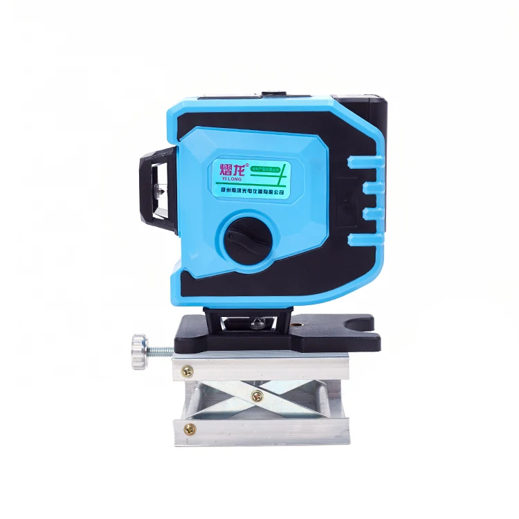 3D blue beam 12 lines 360 degree rotating auto leveling laser cross line laser level