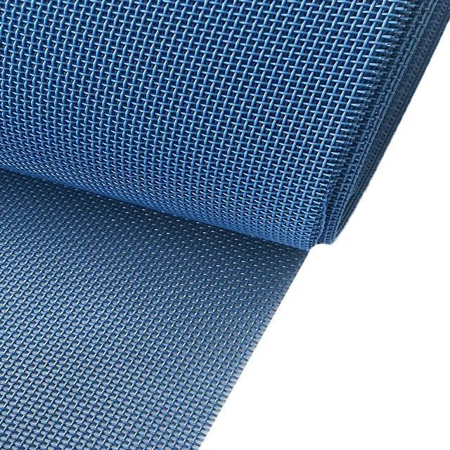 Polyester Square Mesh Food Filter Conveyor Belt Shipping Express Wooden Box Carton For Environmental Protection Industry