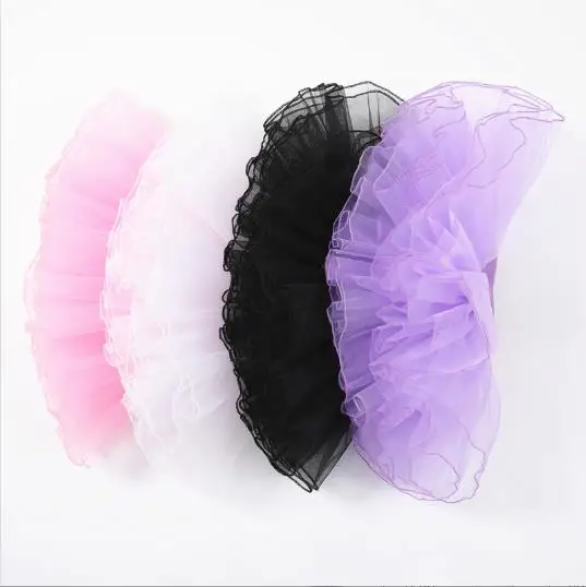 Wholesale Cheap Hot Sale Ballet TUTU 4 Layers Practice Dance Skirts for Girls