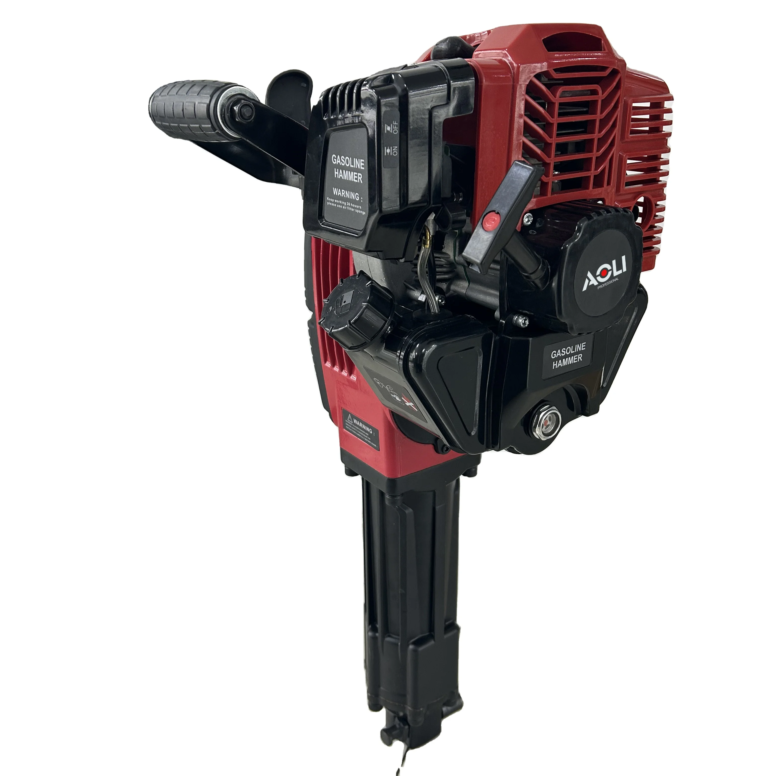 Powerful hand hold gasoline hammer 52CC 1800w Two-stroke engine portable Petrol Jack hammer drill