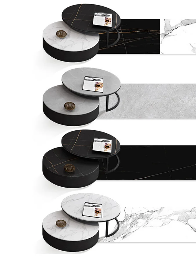 Современный роскошный стол низкий Круглый Кофейный столик набор для гостиной кофейный столик для продажи