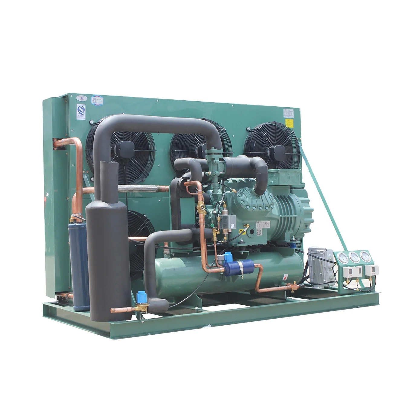 Semi-hermetic Famous other refrigerators10 ton condensing unit 30 hp blast chiller compressor condensing unit for sale