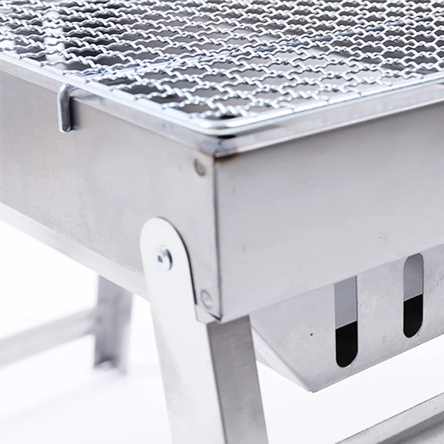 
Large 81cm outdoor portable square charcoal barbecue grill BBQ grills 