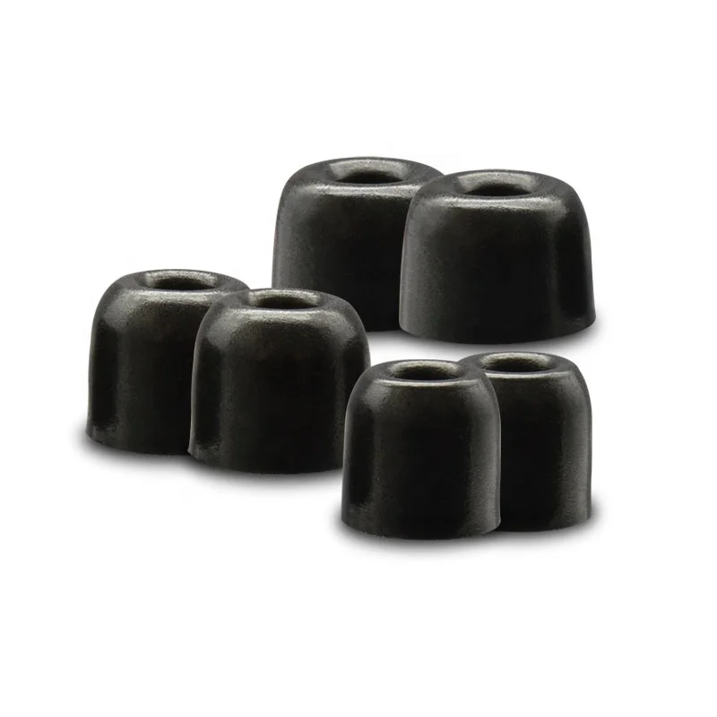 
T400C 4.3mm good quality in ear memory foam slow rebound comfortable sponge earbuds earphone tip ear-pieces for headphone 