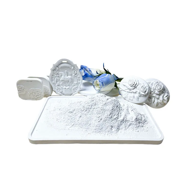 High White 95% Plaster Powder Of Paris Aroma No Large Change Painting Gypsum High Fluidity Gypsum Powder Decor Art