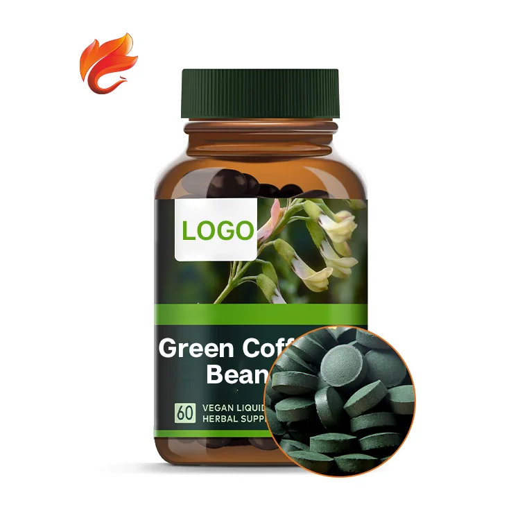 Pure Natural Weight Loss Green Coffee Bean Extract Diabetes Care Tablets Pills Chewable Tablets Pellets 600Mg