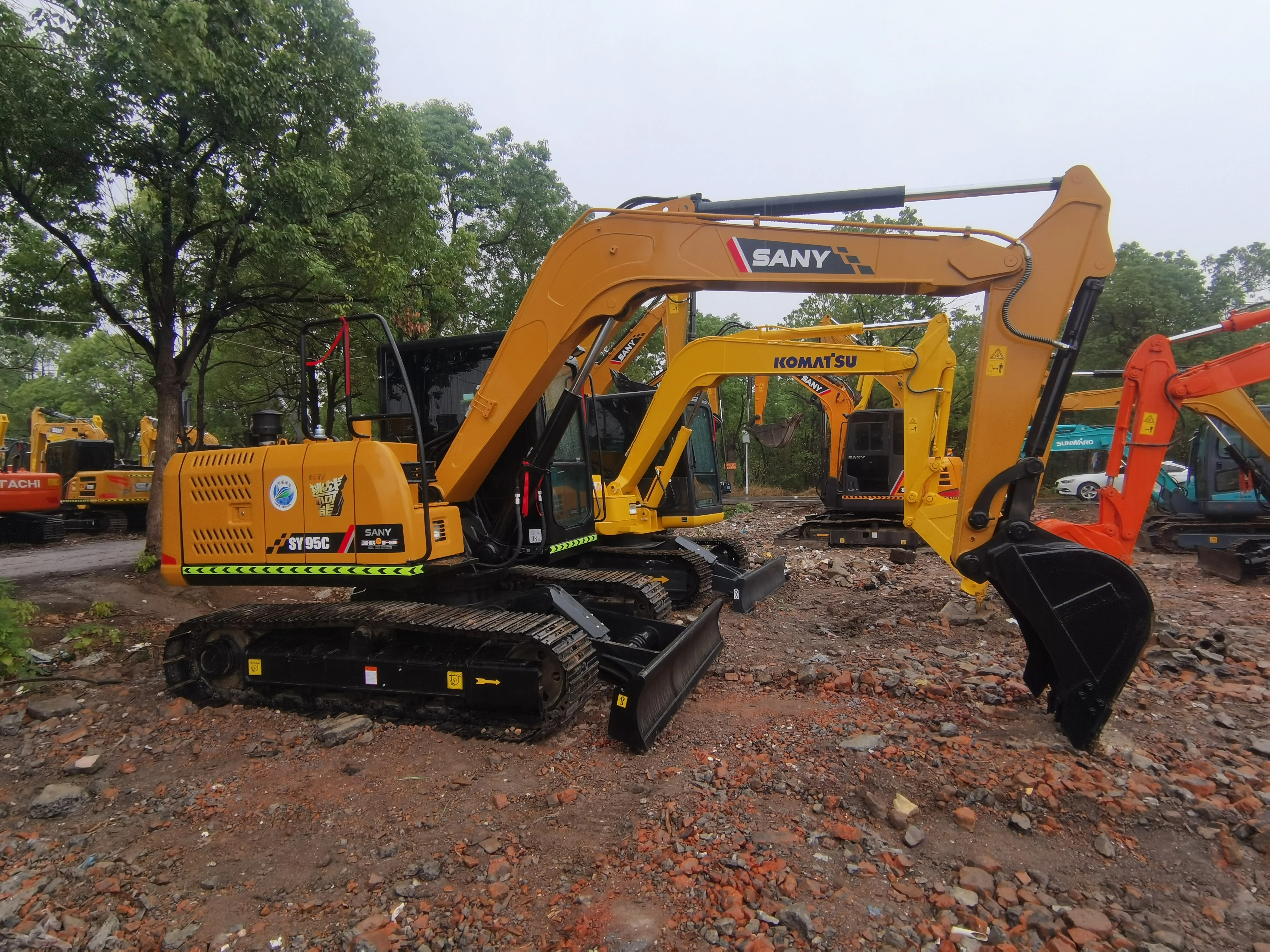 Chinese first-tier brand SANY SY95C  second-hand  excavator   SY95C   Heavy crawler used  excavator for sale in shanghai