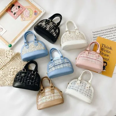 
Children Mini Purses and Handbags 2021 Cute Leather Girls Crossbody Bag Kids Small Coin Pouch Party Hand Bags Girl Purse Gift 