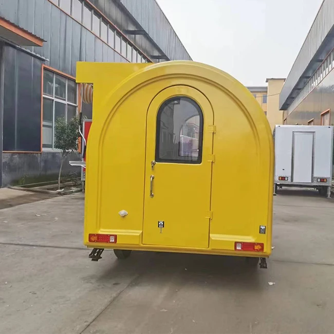 Fast Food Trailer Food Van Food Vending Machine Du Riz Jaune Etats Unis