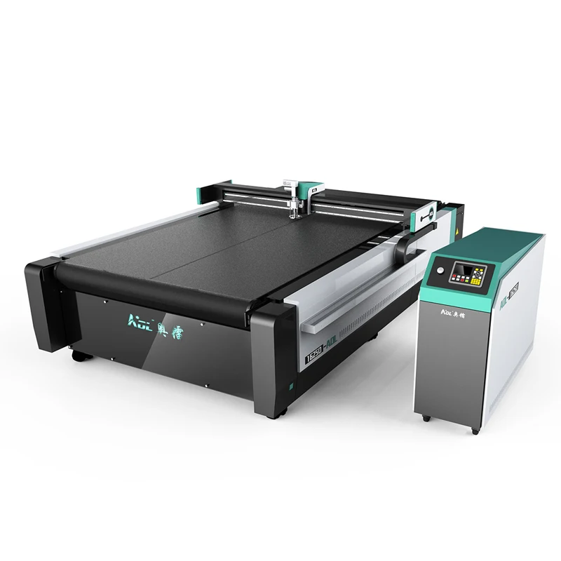 AOL company oscillating knife cnc leather footwear cutting machine