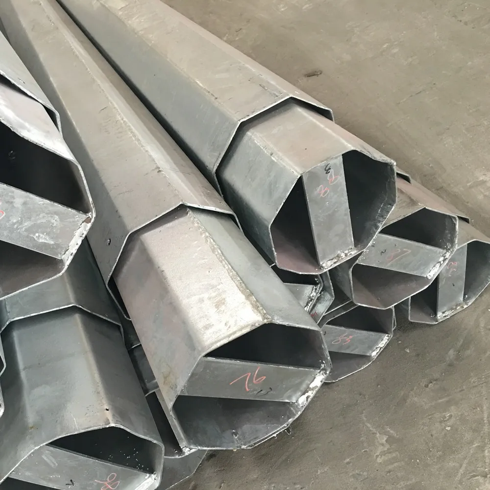 JSHP Q235 Филиппины 110кв горячеоцинкованный восьмиугольный силовой трансмиссионный Полюс