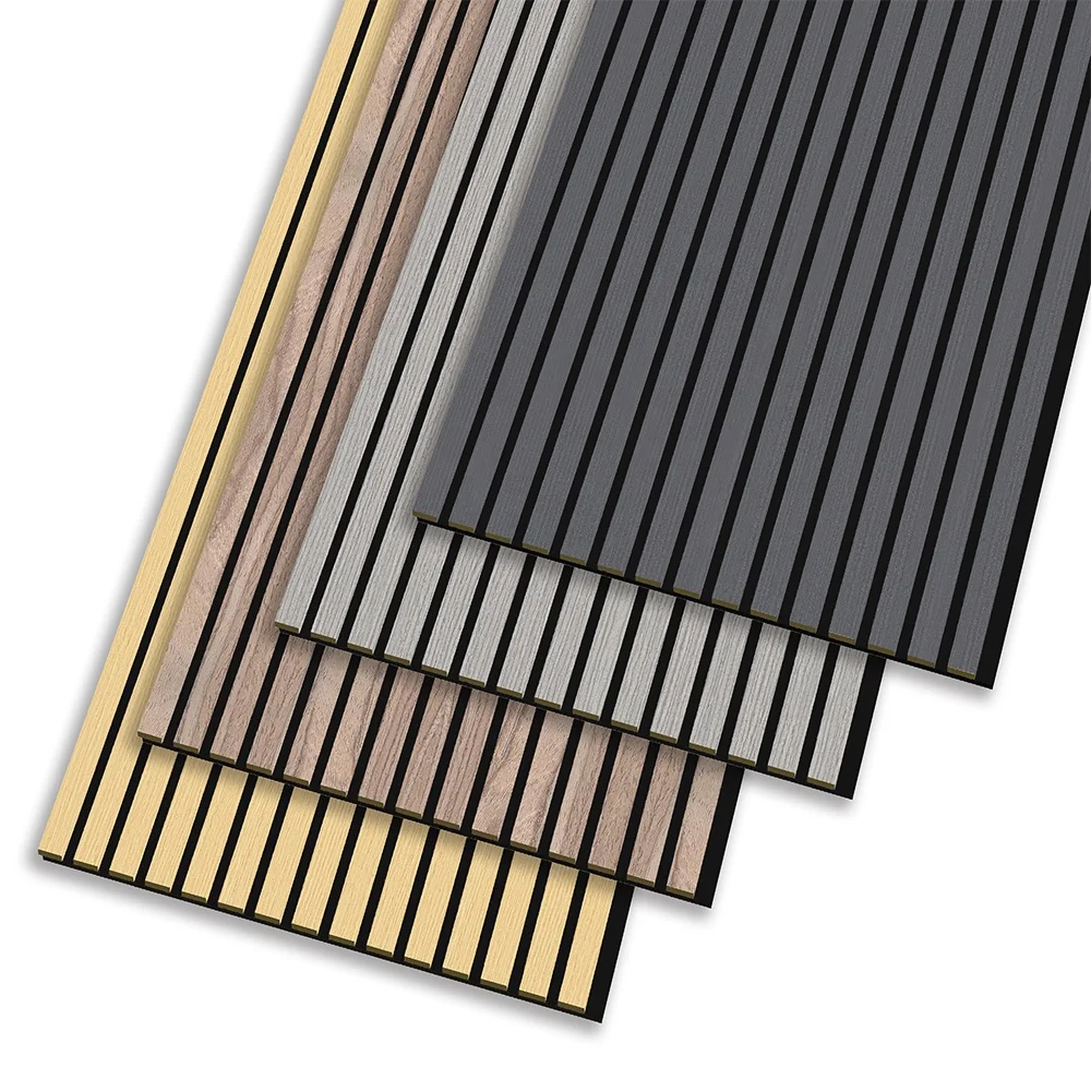 Goodsound Wood Veneer Akupanel Diffusion Wooden Soundproofing Acoustic Wall Slat Panels for  Home Studio