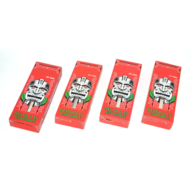 0.5ml 1ml 2ml Childproof Medical Packaging Paper Box Child Resistant Mylar Disposable Pen Pod Package Gold Foil