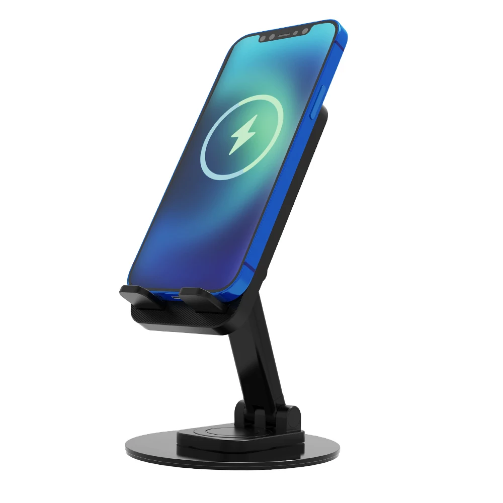 Wholesale Foldable Portable Mobile Phone Holder 15W Fast Charging Wireless Charger For Samsung
