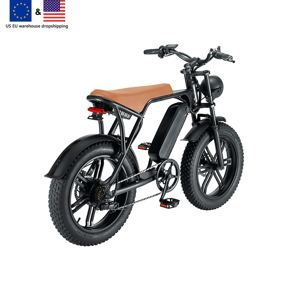 Classic Enduro Motorcycles Eu Us Warehouse Dropshipping Fat Tyre Bike Cycle E Bicycle Motor Moped Ev Cycle Price