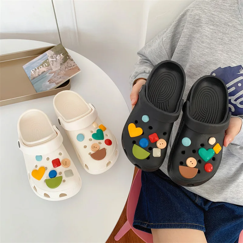 Classic White Hole Slip On Garden Clog Shoes Women Quick Drying Summer Beach Slipper Breathable Outdoor Sandals Flat Shoes