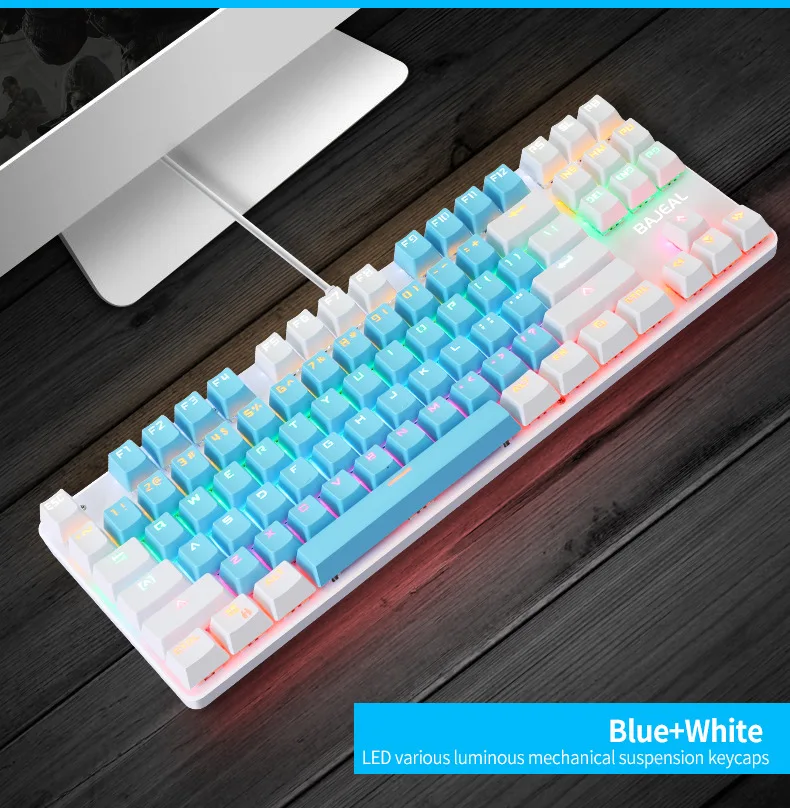 Best-Selling mechanical keyboard axis Tablet PC Notebook Home Office RGB Luminous Keyboard