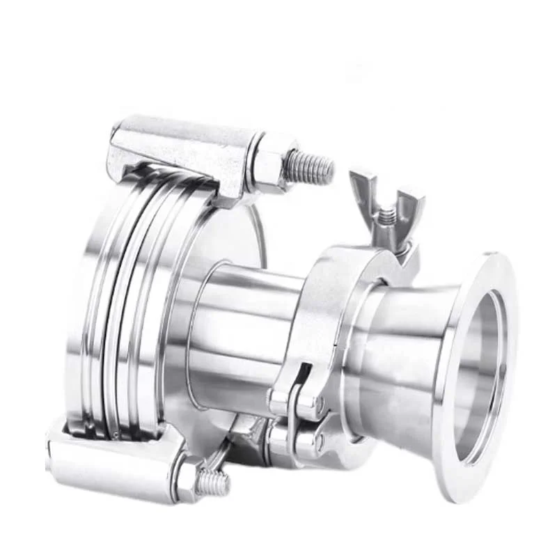 ISO-K Reducing Adaptor SS304/SS316L ISO63-160 to KF16-50 Tubulated Adaptor Vacuum Conical Reducer