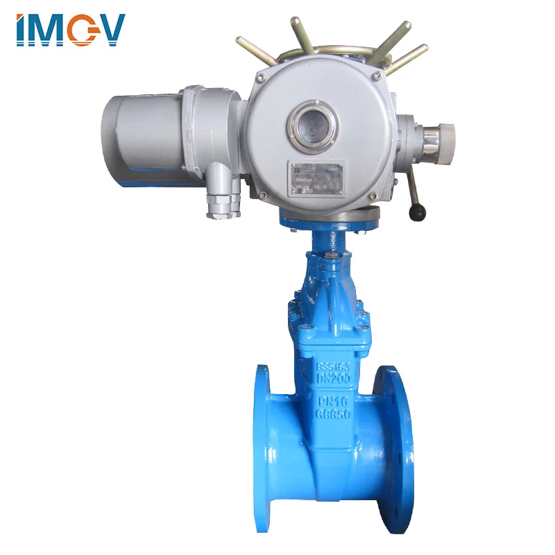 F4 F5 DN400 Electric Actuator flange gate valve