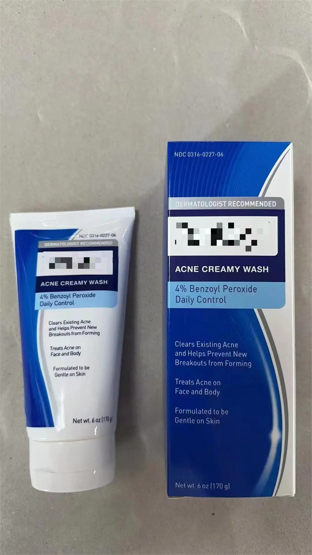 Amino Acid Panoxyl Facial Cleanser Remove Printing Control Oil Mild and Refreshing Facial Cleanser Wholesale