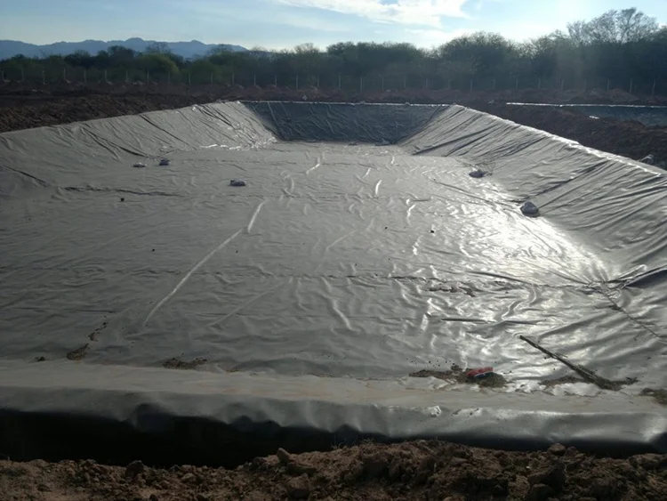 Полипропиленовая подкладка для пруда высокой плотности для рыболовной фермы, проект в Guiyang, толщина 0,5 мм