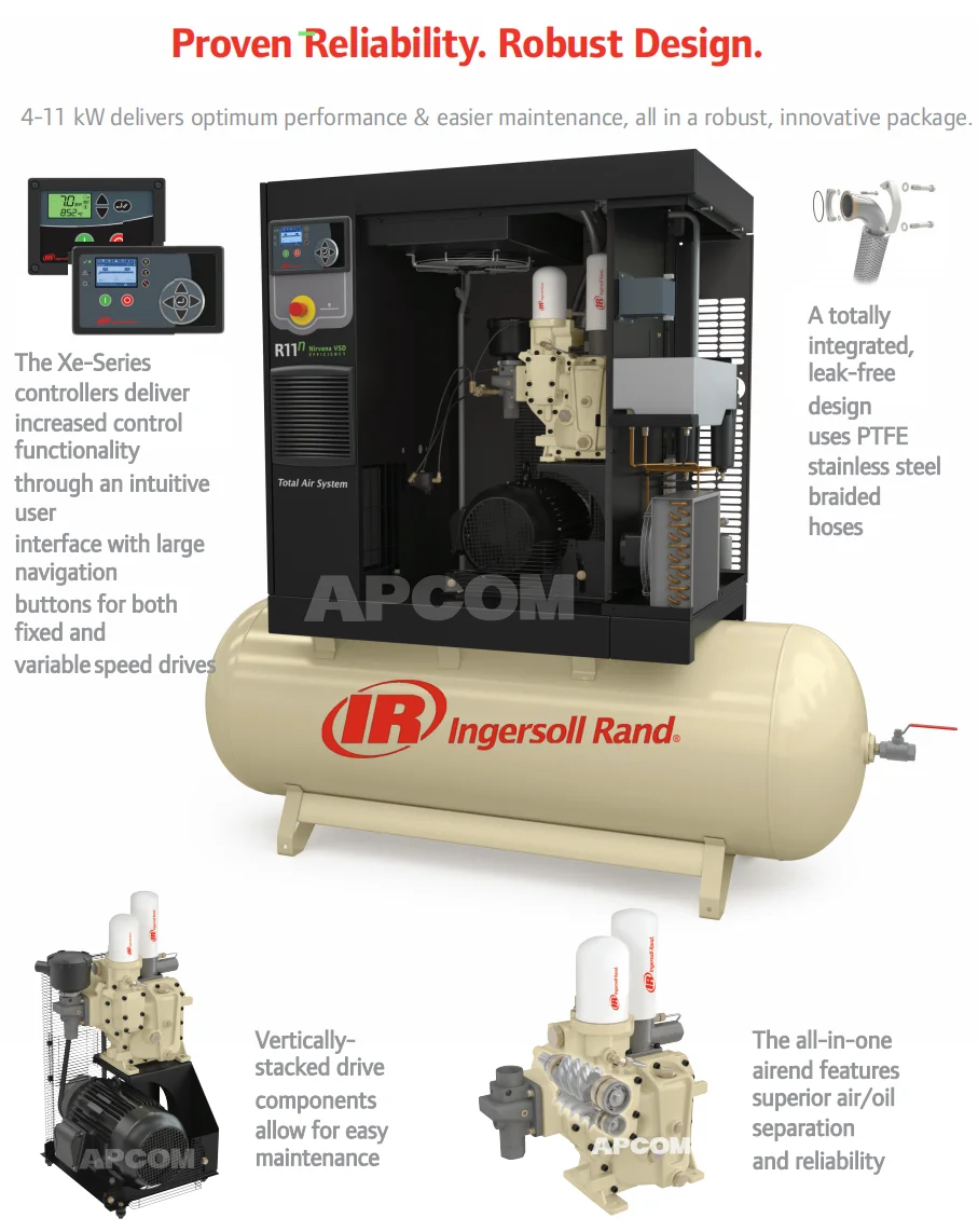  Низкий уровень шума ingersollrandcompressor UP5-18-7 UP5-18-8 UP5-18-10 UP5-18-14 UP5-18 25 лошадиных сил 18.5KW компрессоров Ingersoll Rand (ингерсолл Рэнд винтовой воздушный