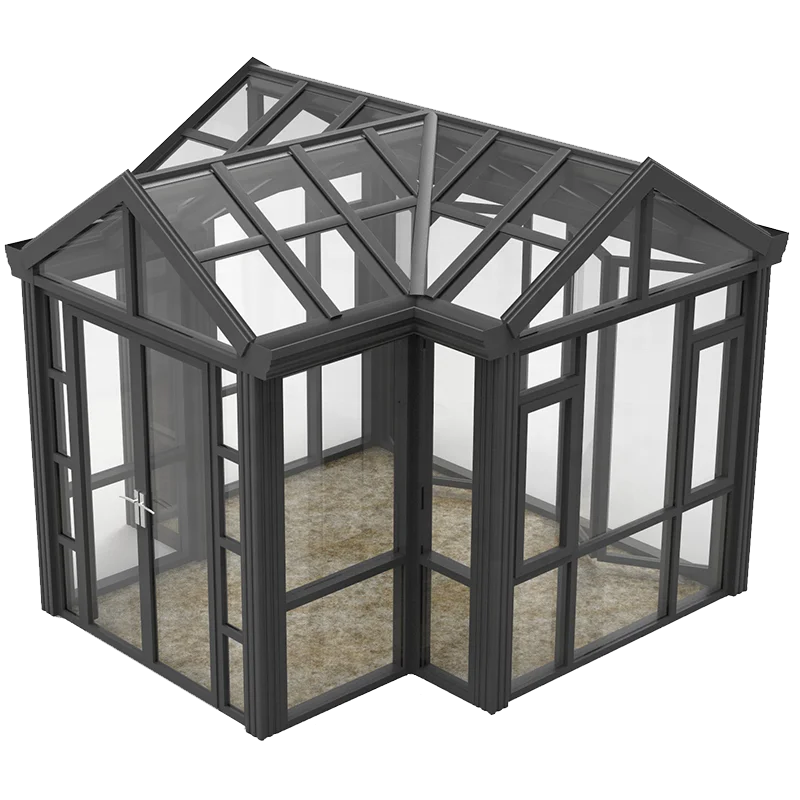 Оптовая цена Тепличный стеклянный дом роскошная консерватория геодезический купол