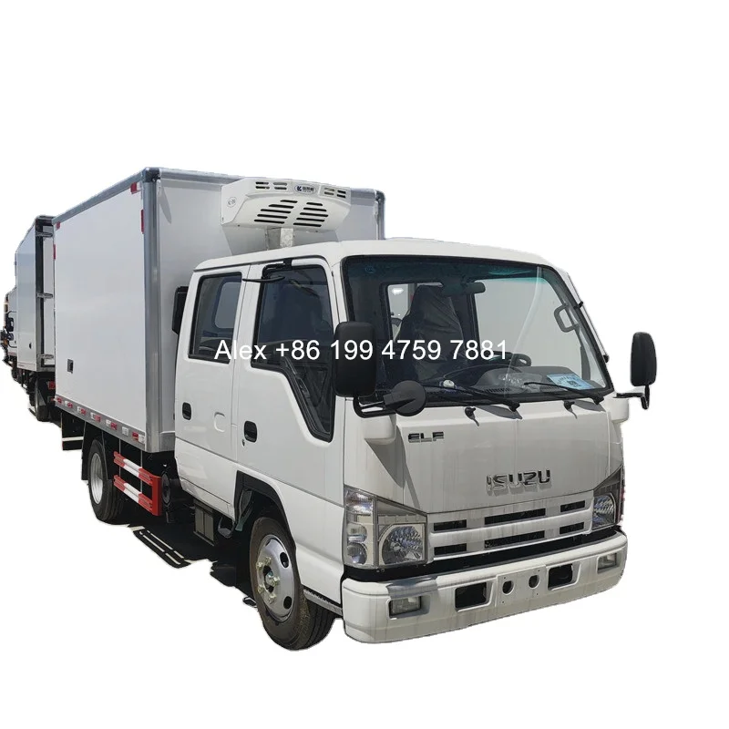 4x2 ISUZU Crew Cab Refrigerator Van for Sale