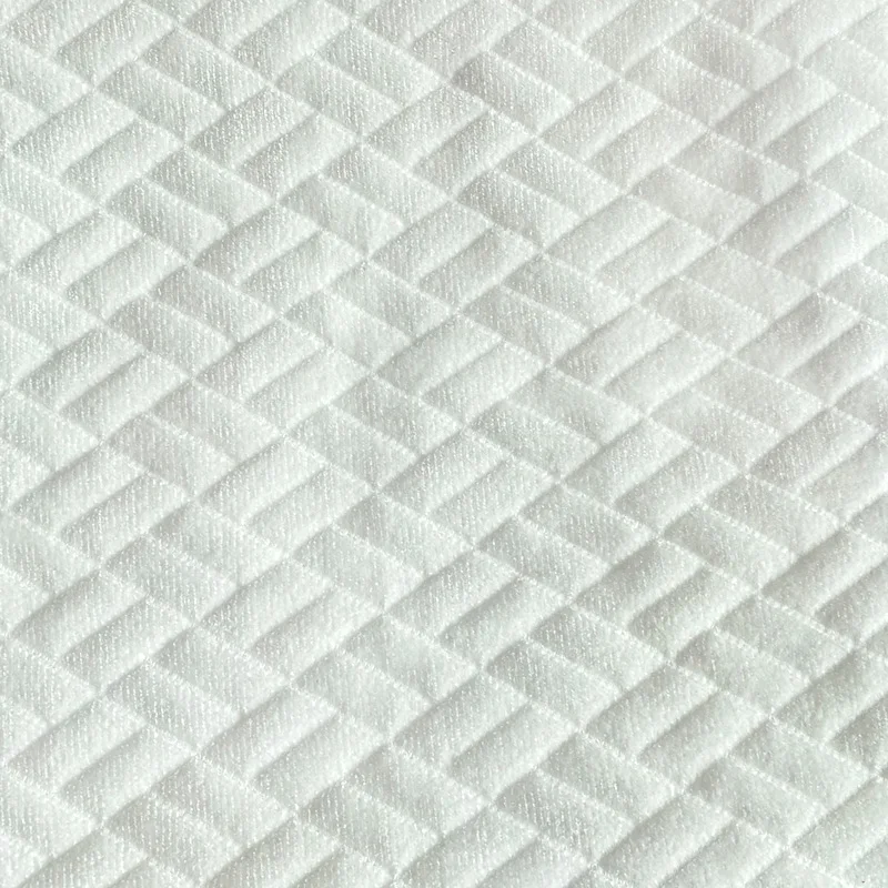 High Quality Chenille Thick Yarn Plain Mattress Fabric for Home Textile