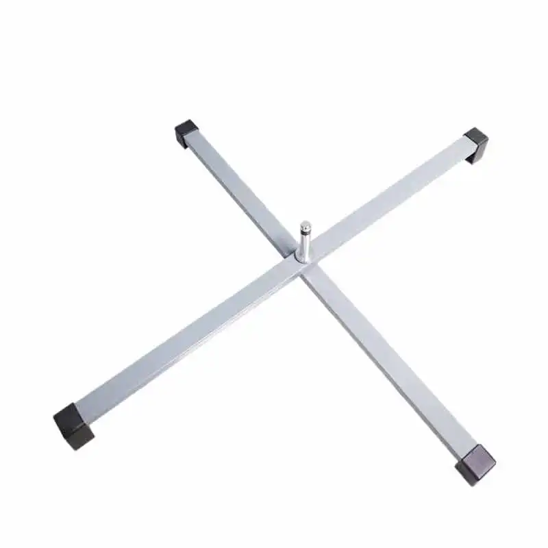 Weihai WZRODS Outdoor Iron Flat Base Rectangular Pipe Cross Base To Support Advertising Beach Wind Flying Flag Banner Sail Flag