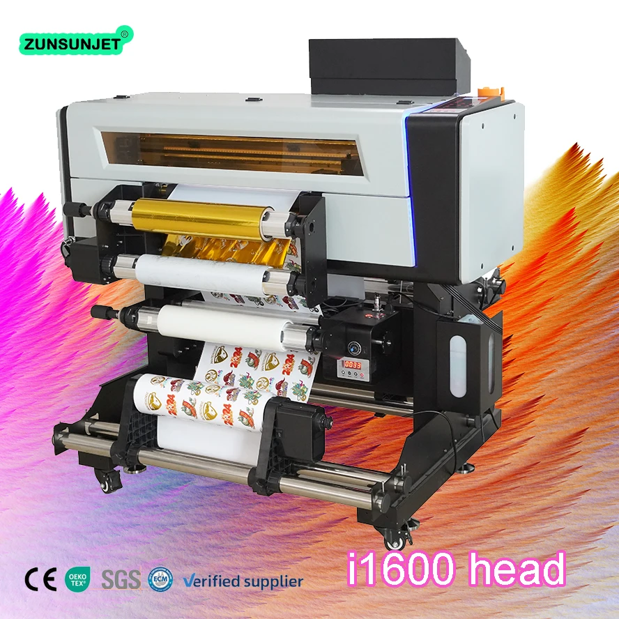 Uvdtf in Holographic Silver And/or Gold Partial Economical Uv Dtf Gold Printer for Golden Rim