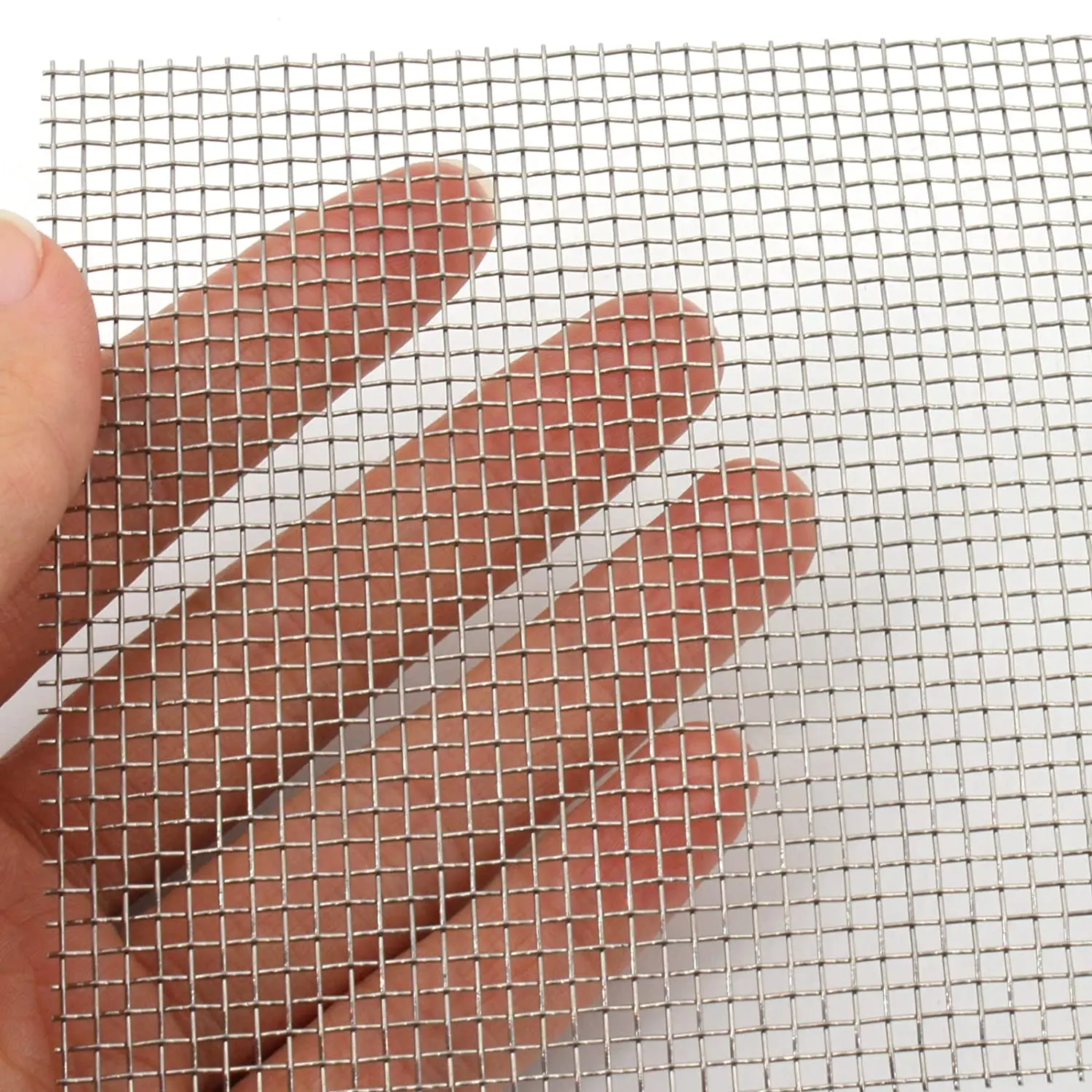 20 50 100 200 325 Mesh Corrosion Resistance Stainless Square Stainless Steel Woven Wire Mesh Filter