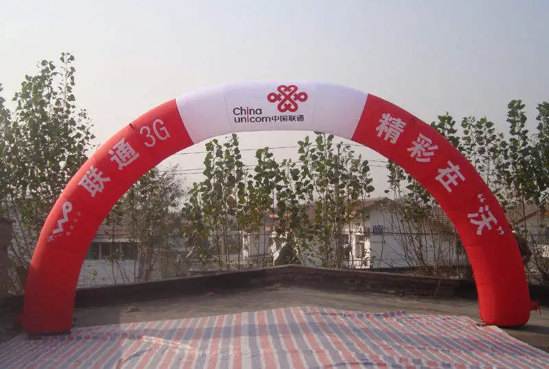 Custom Logo Big Race Wedding Inflatable Finish Line Arch Party for Outdoor Event