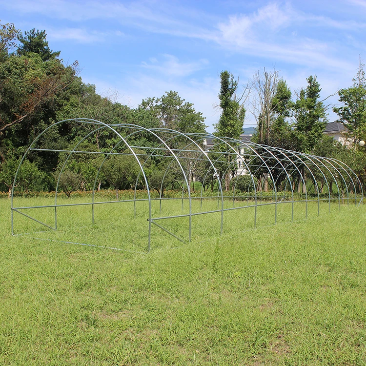 TLSP113 home type high tunnel agriculture plant shelves for polytunnel greenhouse-36m2 UV protected