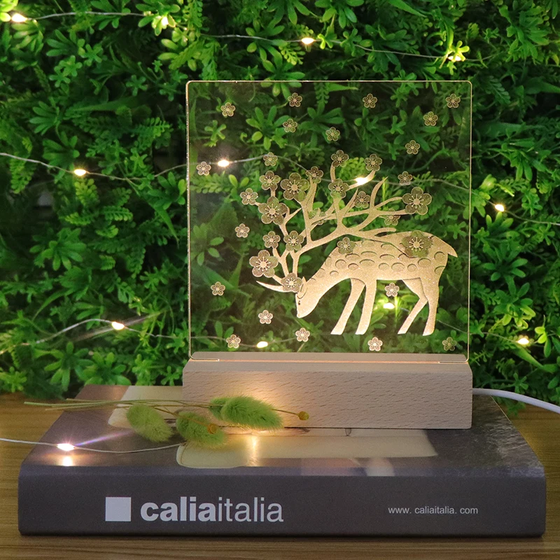 3D акриловая Ночная лампа