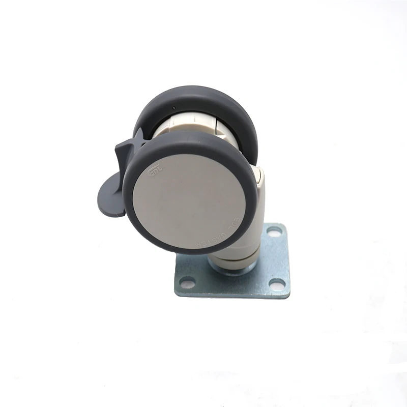 Плоские красные/оранжевые ролики из полиуретана с железным сердечником 4, 5, 6, 8 дюймов, ролики для тележек, хорошие Твердые ролики для обработки материалов на колесах